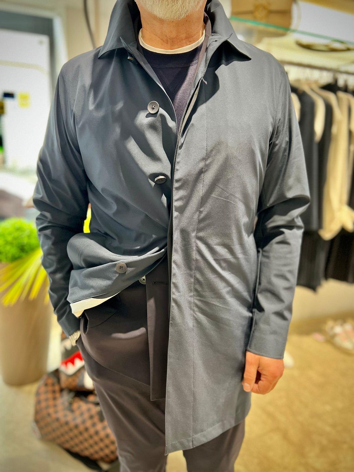 trench toshiro blu people 