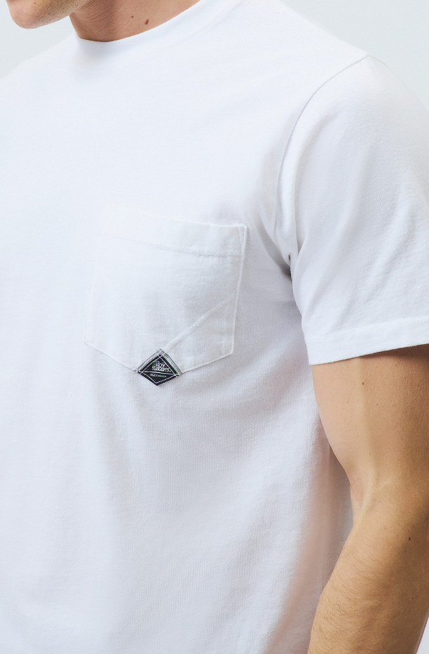 t-shirt pocket man heavy jersey 