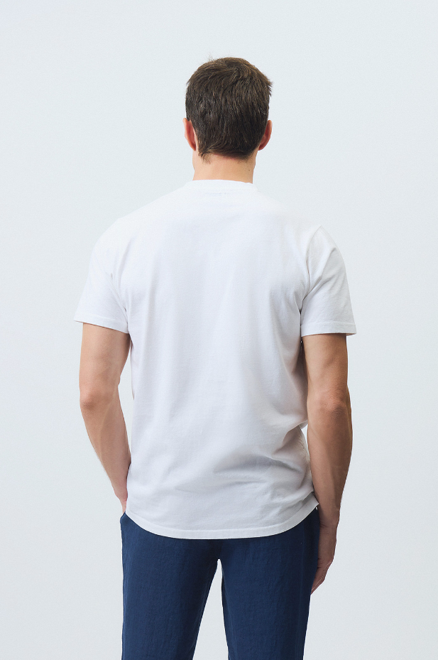 t-shirt pocket man heavy jersey 