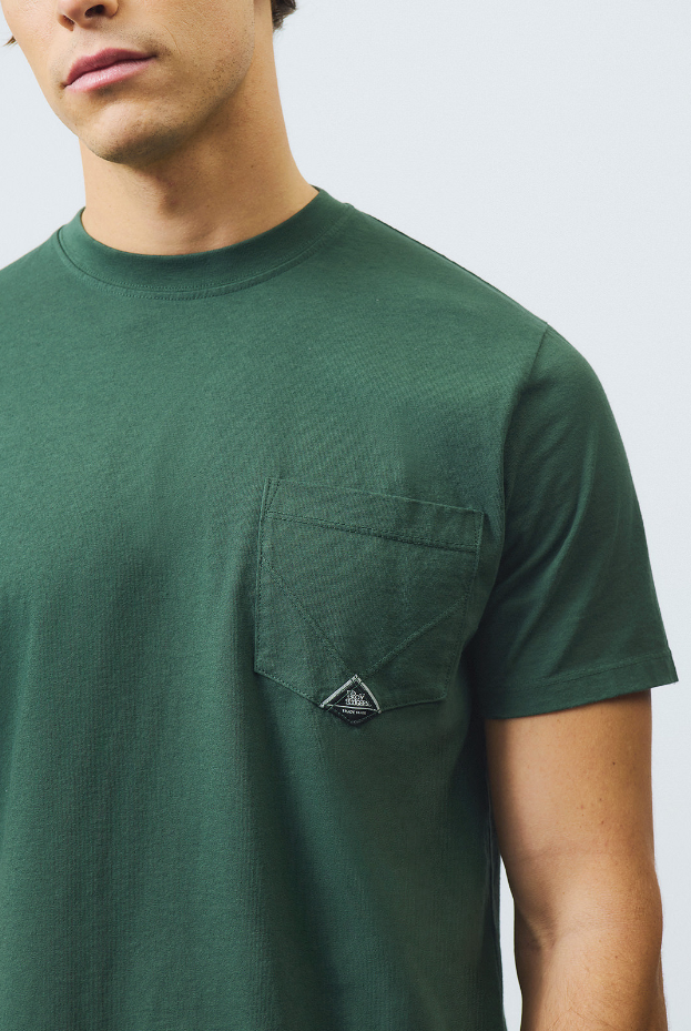 t-shirt pocket man heavy jersey 