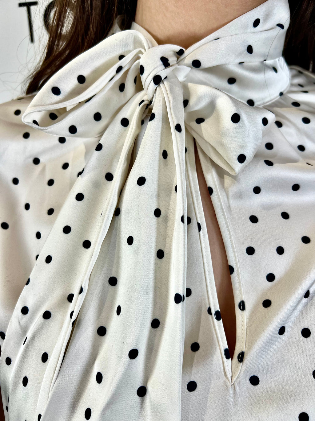 top smanicato con collo alto e micro motivo silvian heach 