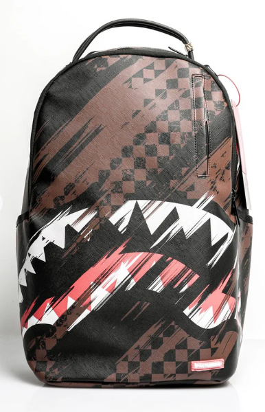 zainetto smeared grunge backpack sprayground 