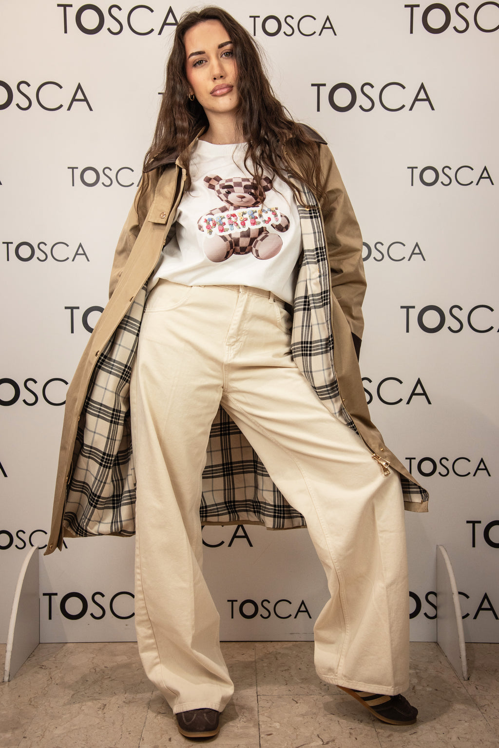 trench con collo in ecopelle vicolo 