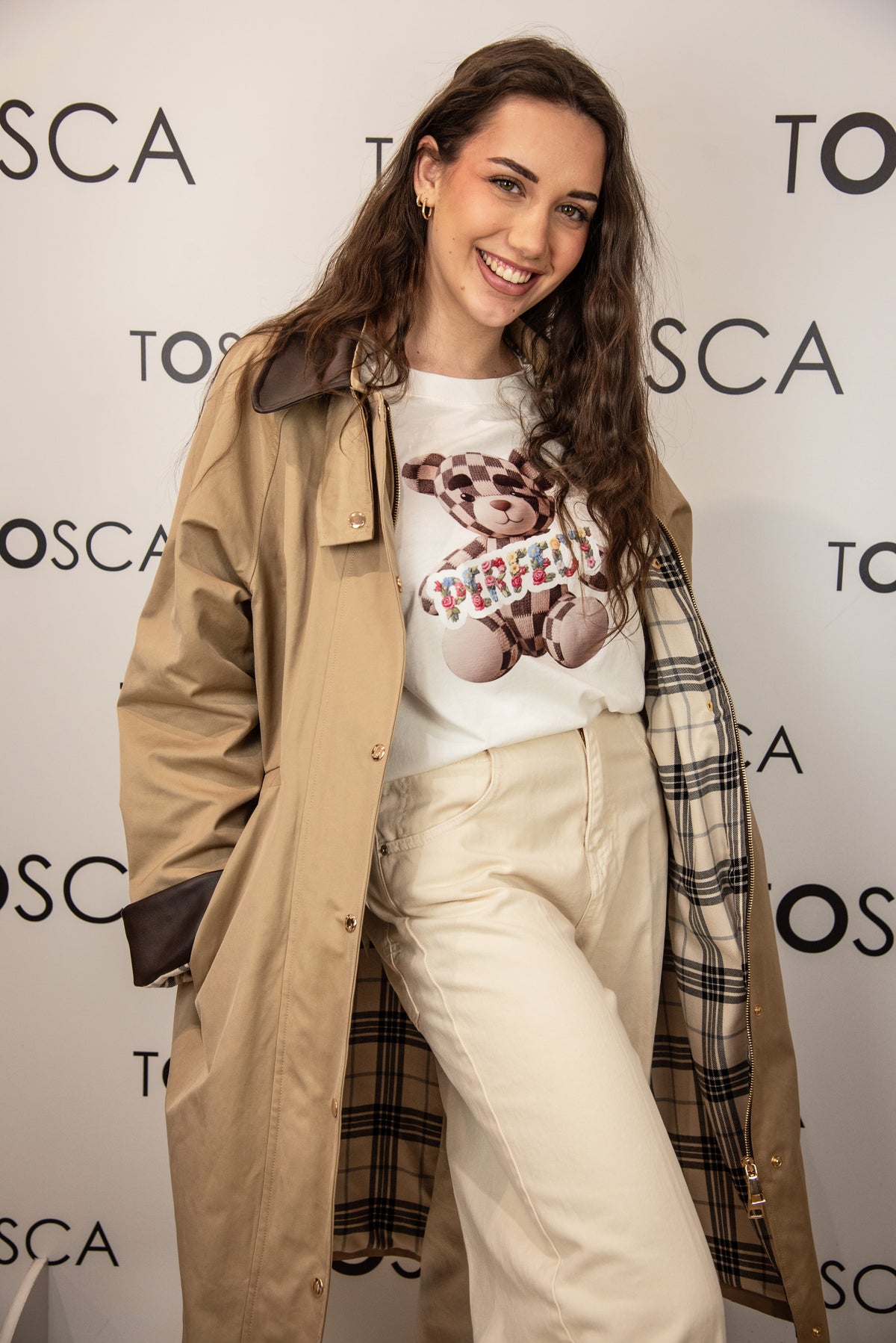 trench con collo in ecopelle vicolo 