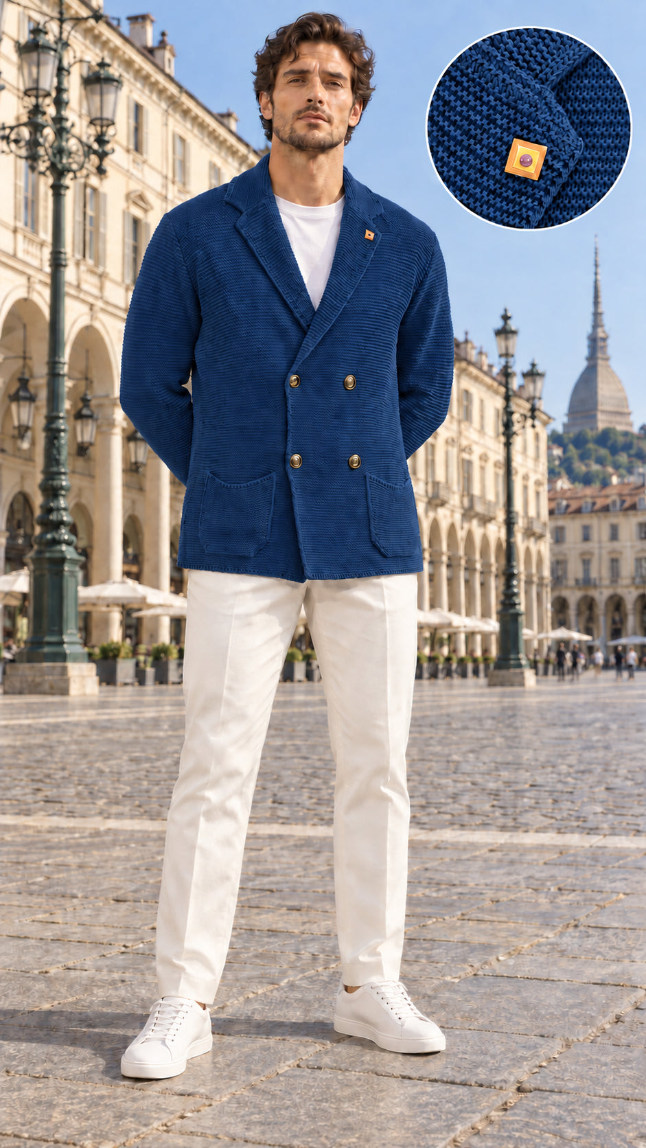 Giacca maglia doppiopetto Outfit 