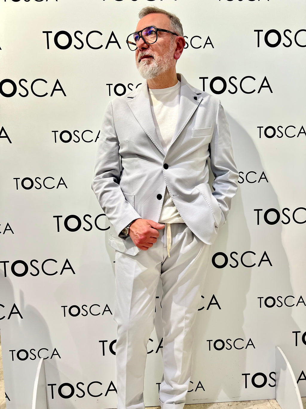 Giacca monopetto in punto milano Outfit 