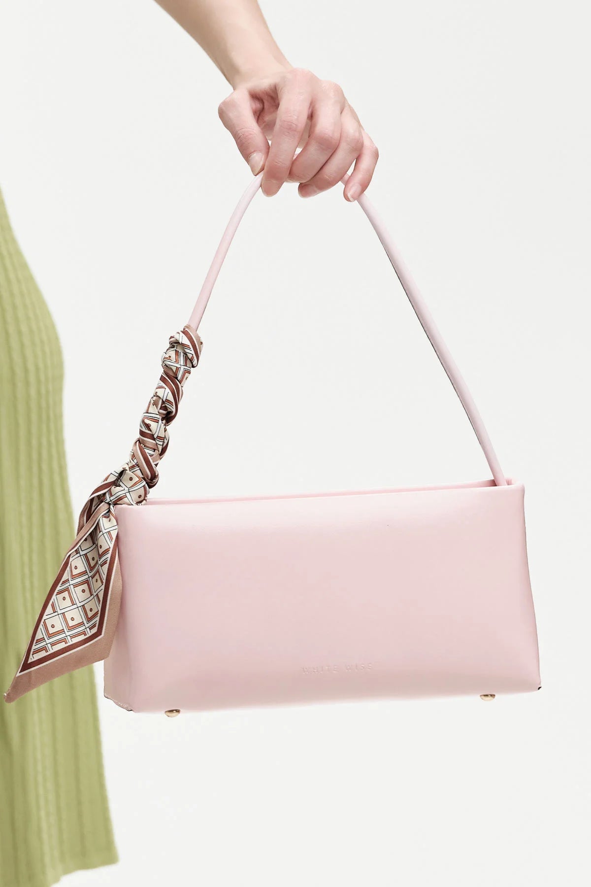 White Wise MATILDE BAG - BORSA IN ECOPELLE LUCIDA - WB31001