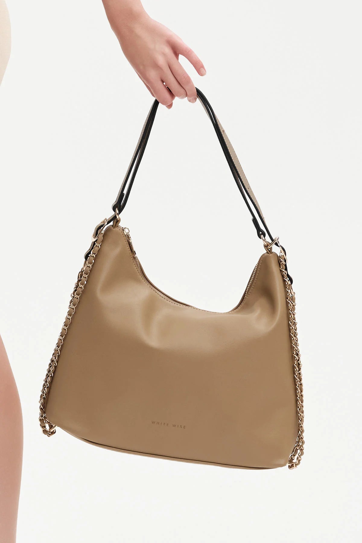 White Wise ELA BAG PACK - BORSA ZAINO IN ECOPELLE - WB31003