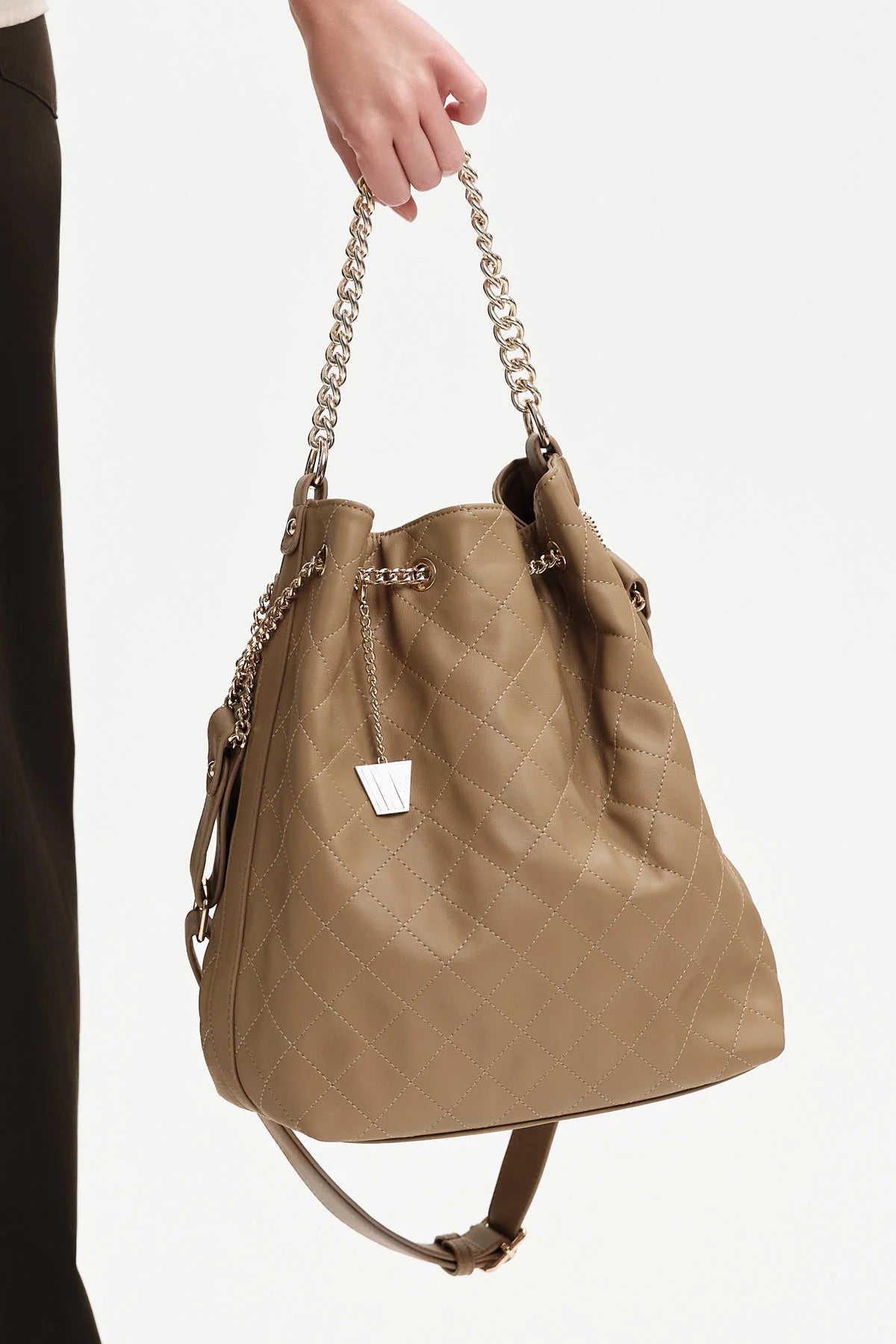 White Wise SANDY - BORSA A SECCHIELLO TRAPUNTATA - WB31012