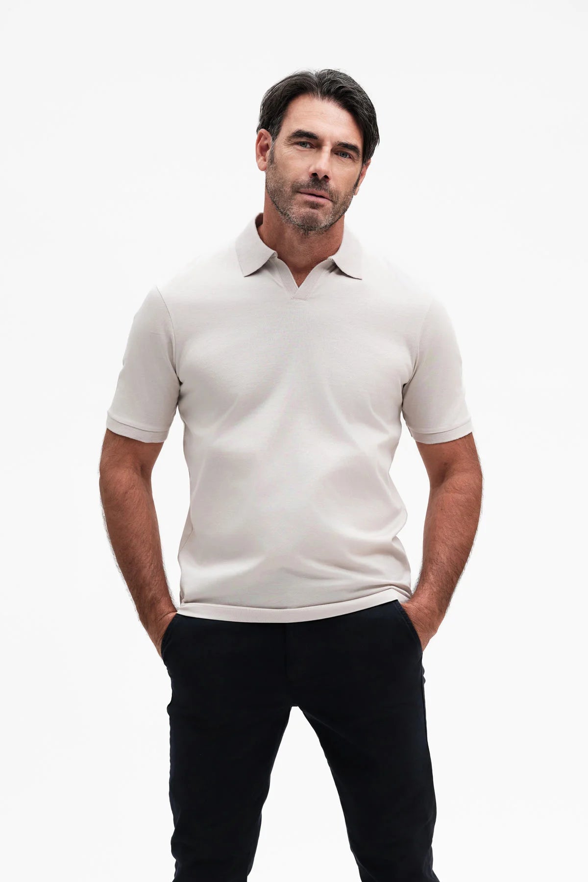 White Wise POLO DERBY MANICA CORTA FILO DI SCOZIA - WU31003