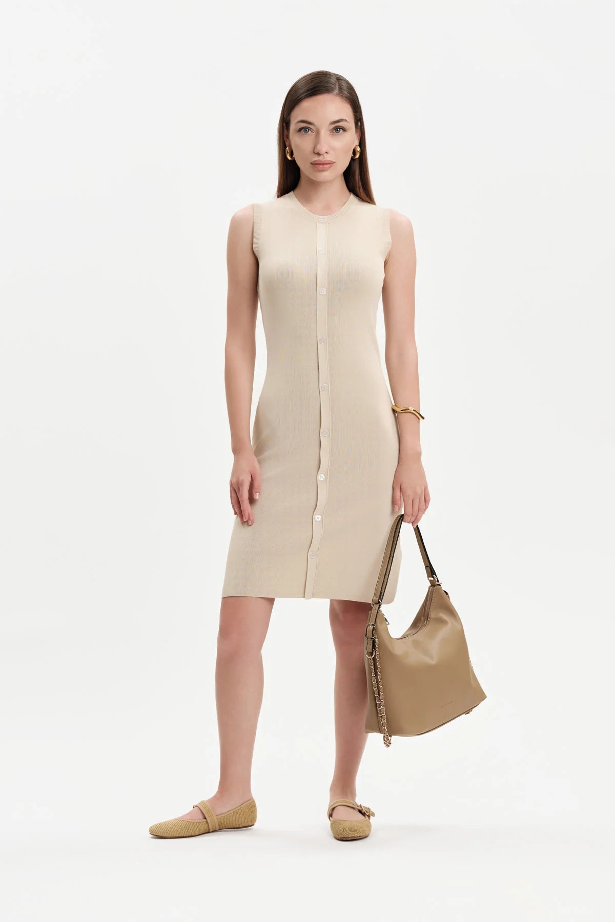 White Wise ABITINO IN MAGLIA CON BOTTONI - WW31022