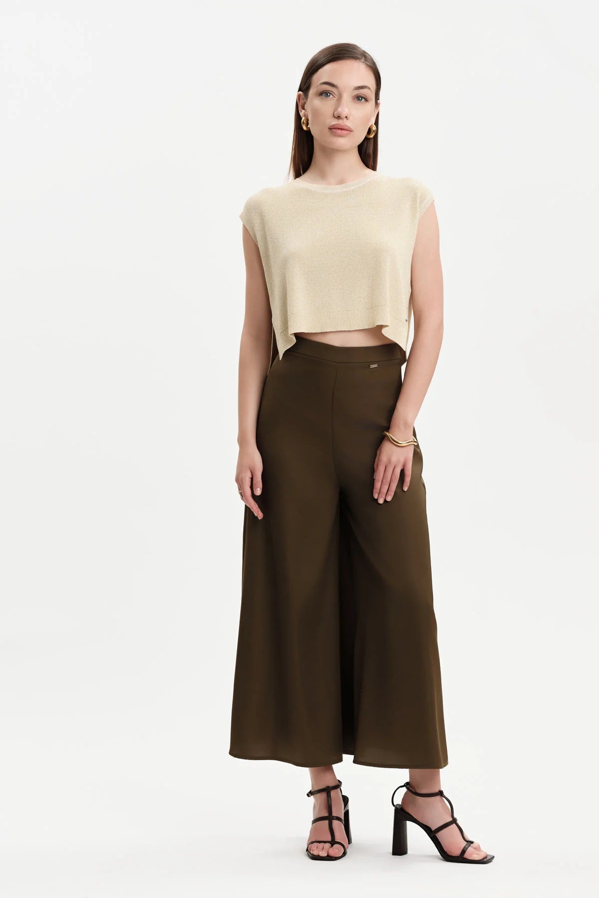 White Wise PANTALONI IN RASO - WW31620
