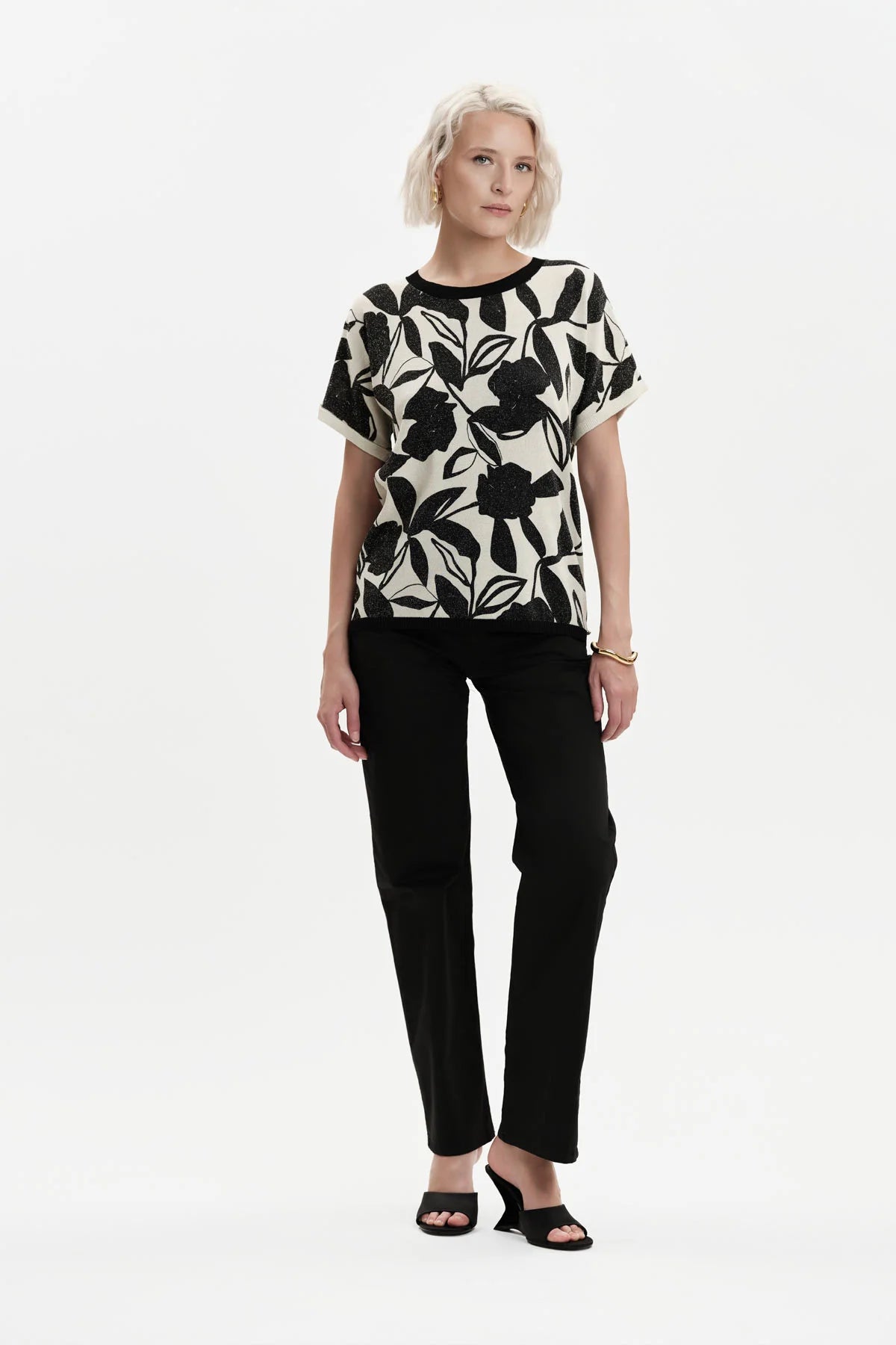 White Wise CASACCA IN MAGLIA FANTASIA - WW31092