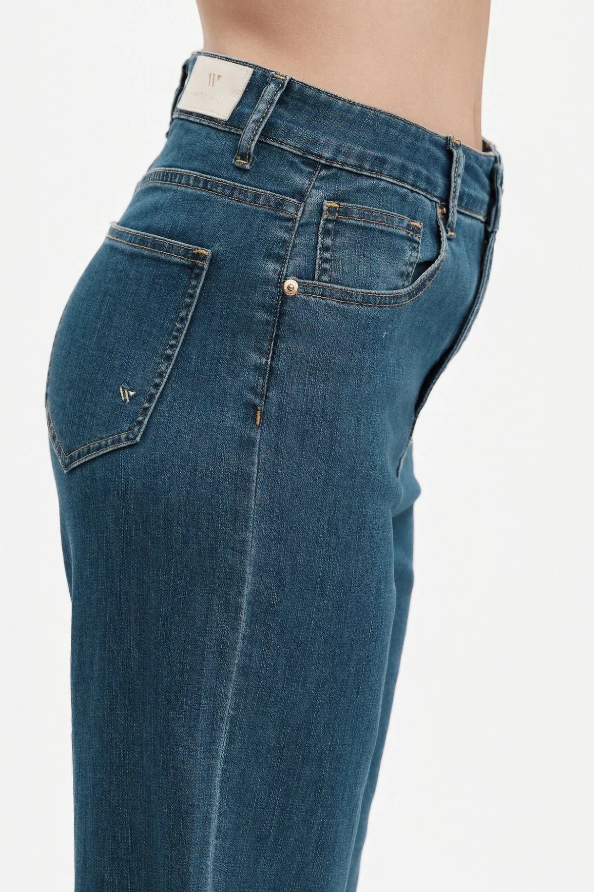 White Wise KATIA - DENIM WIDE LEG - WW31208