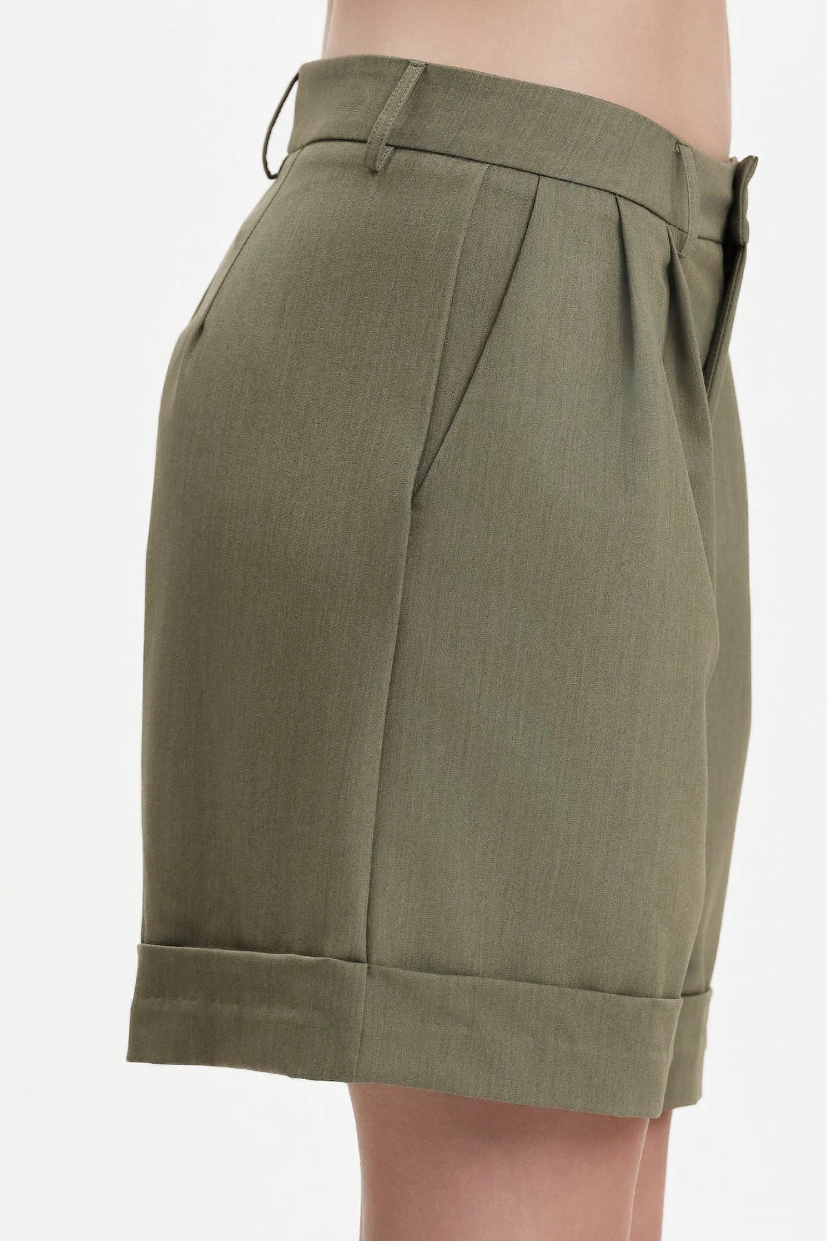 White Wise SHORTS CON PINCES IN FRESCOLANA - WW31331