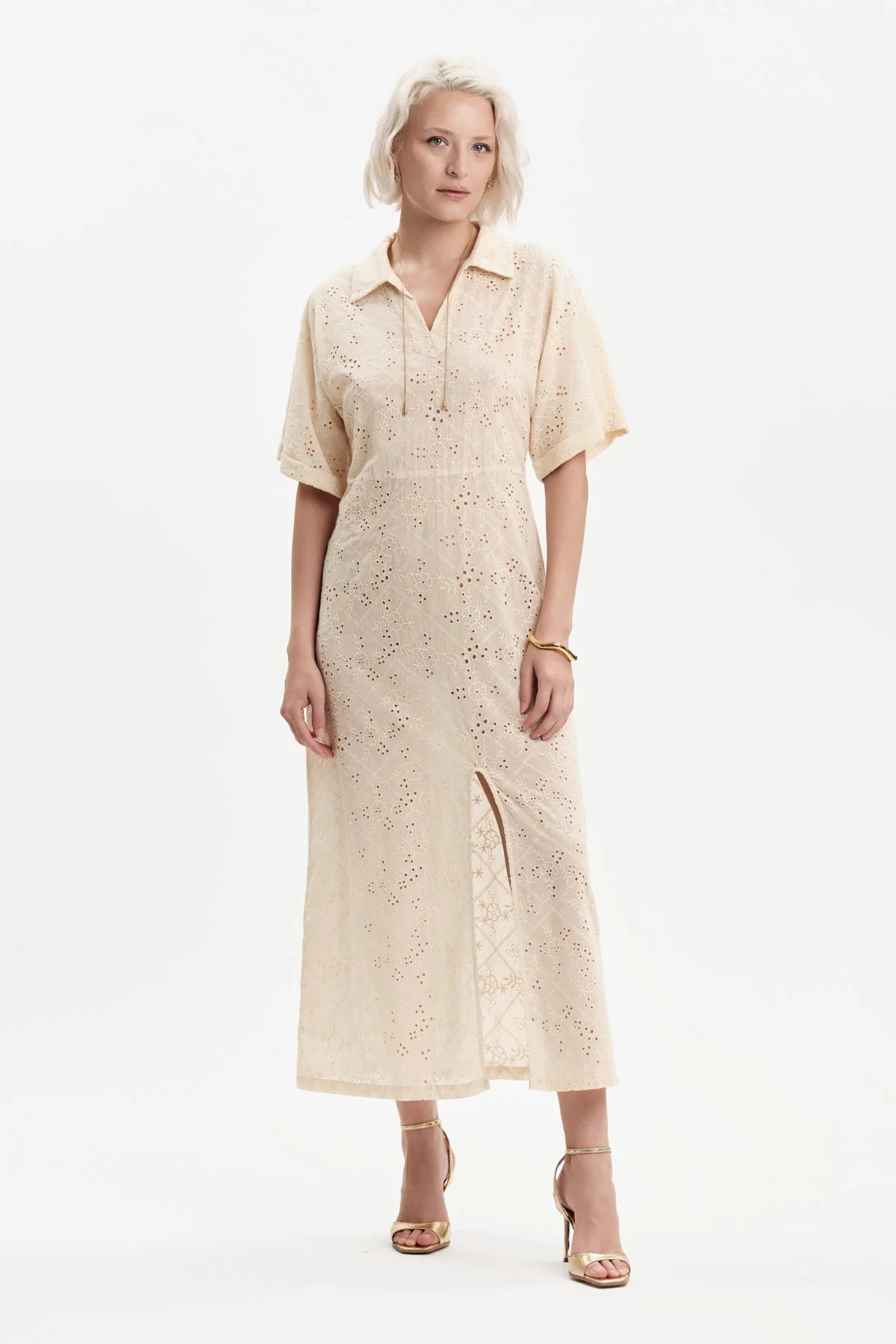 White Wise ABITO SANGALLO CON MANICA A KIMONO - WW31502