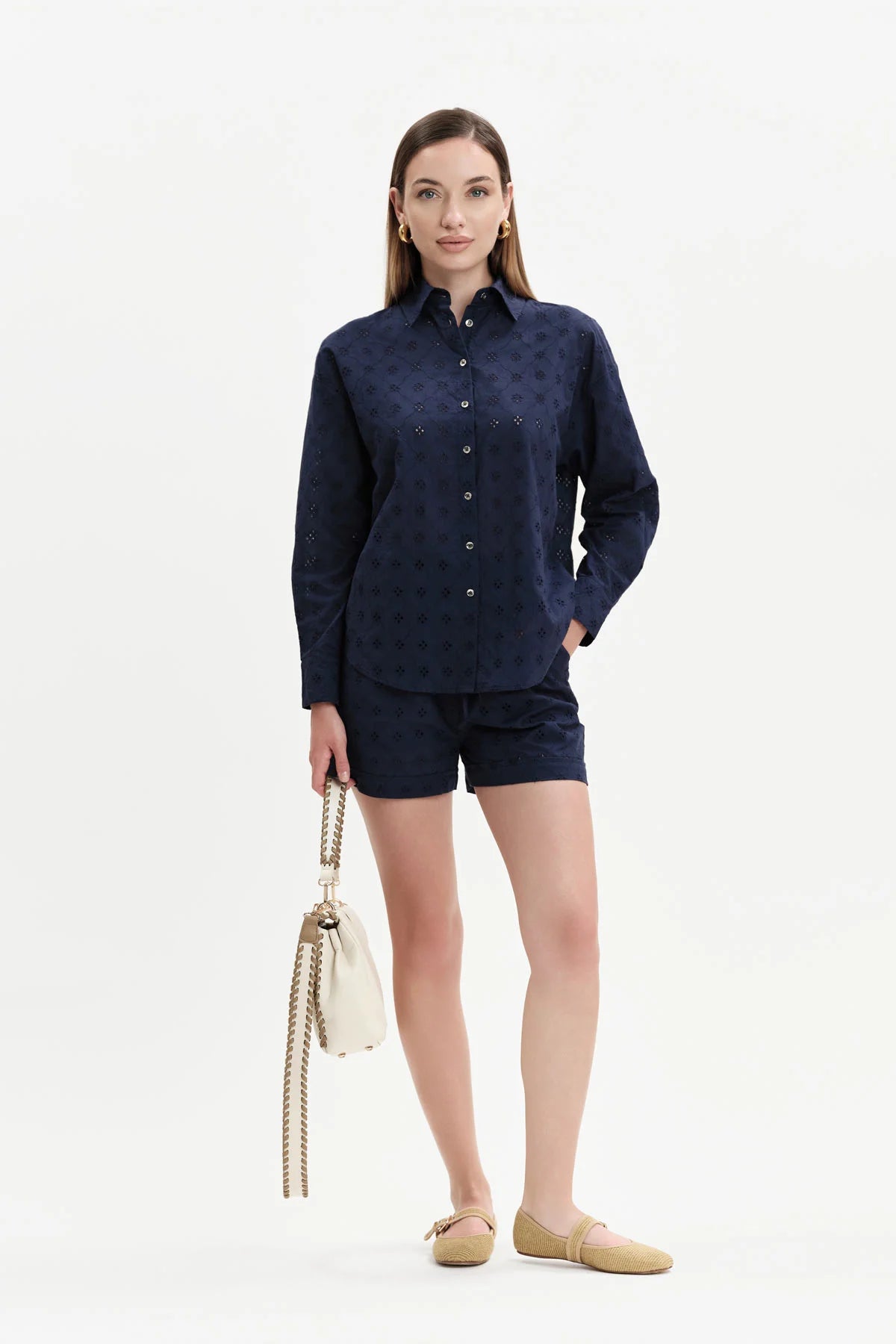 White Wise CAMICIA IN PIZZO SANGALLO - WW31507