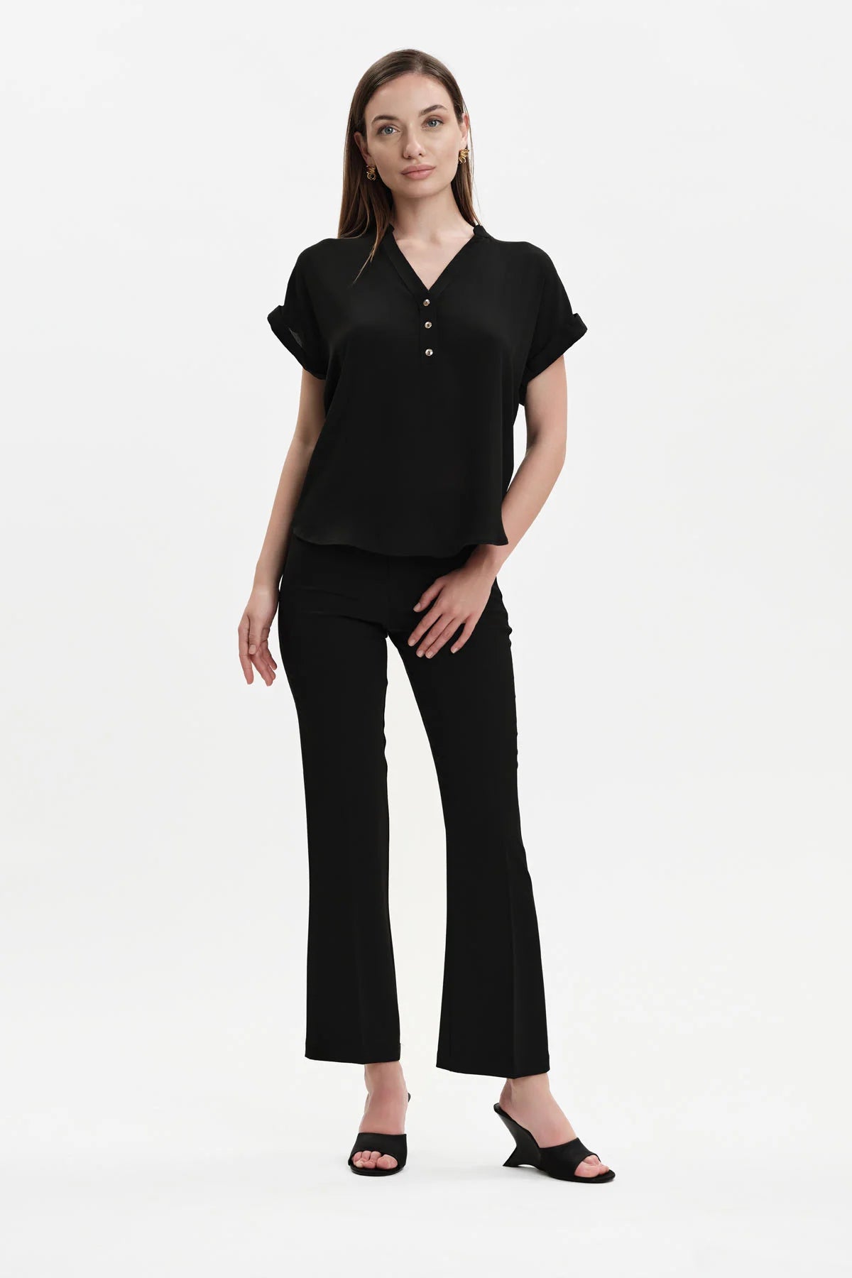 White Wise CAMICIA IN GEORGETTE - WW31623