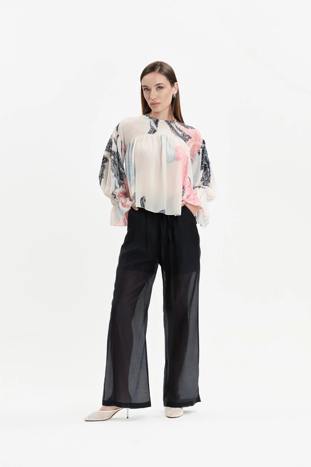 White Wise PANTALACCIO IN MUSSOLA - WW31821