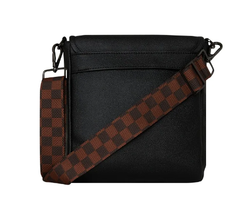 tracolla sprayground dose of check deux messenger sling 910B8017NERO SPRAYGROUND