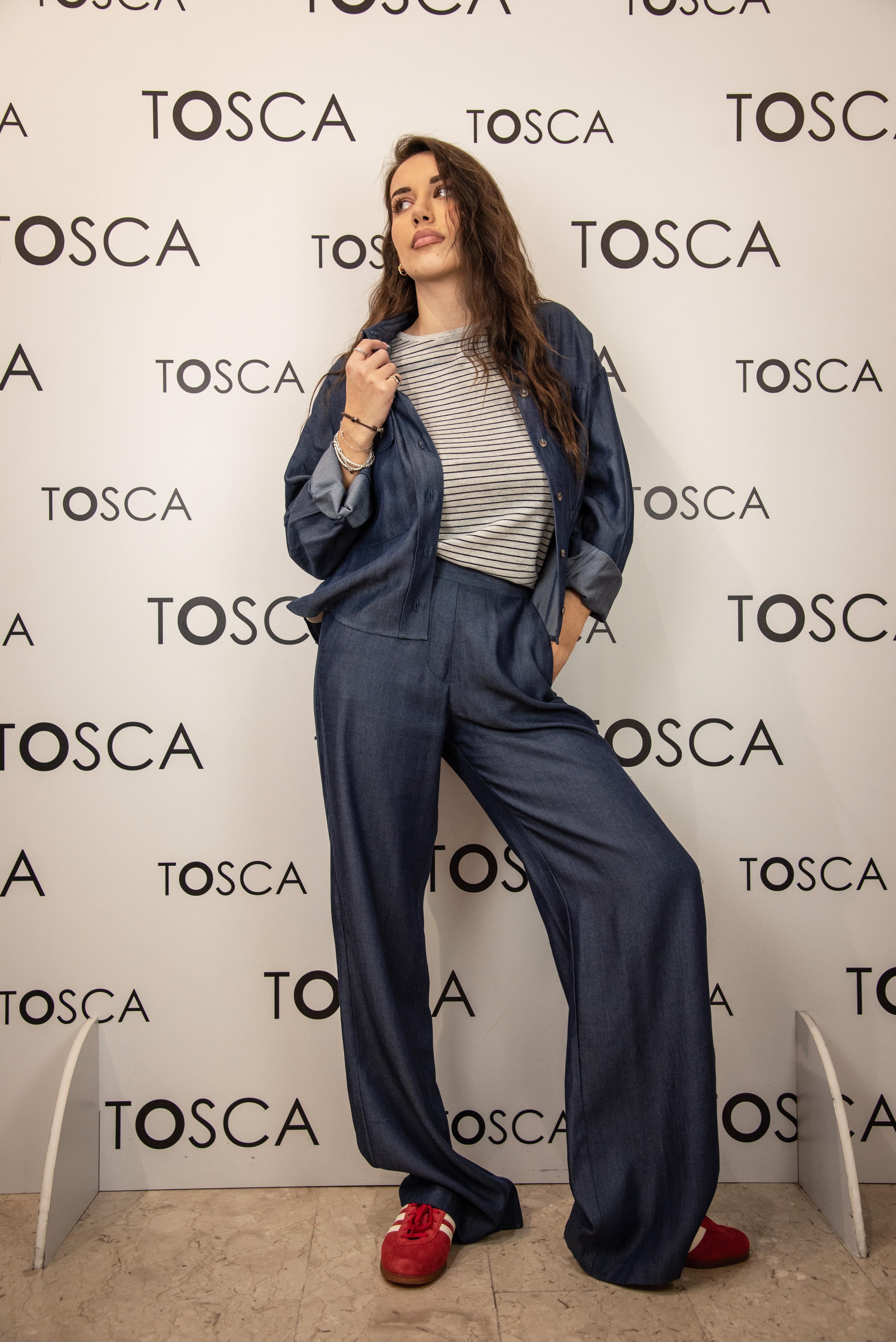 camcia maniche lunghe in lyoclel  ferrone S31XBFPARTICULARDENIM FERRONE