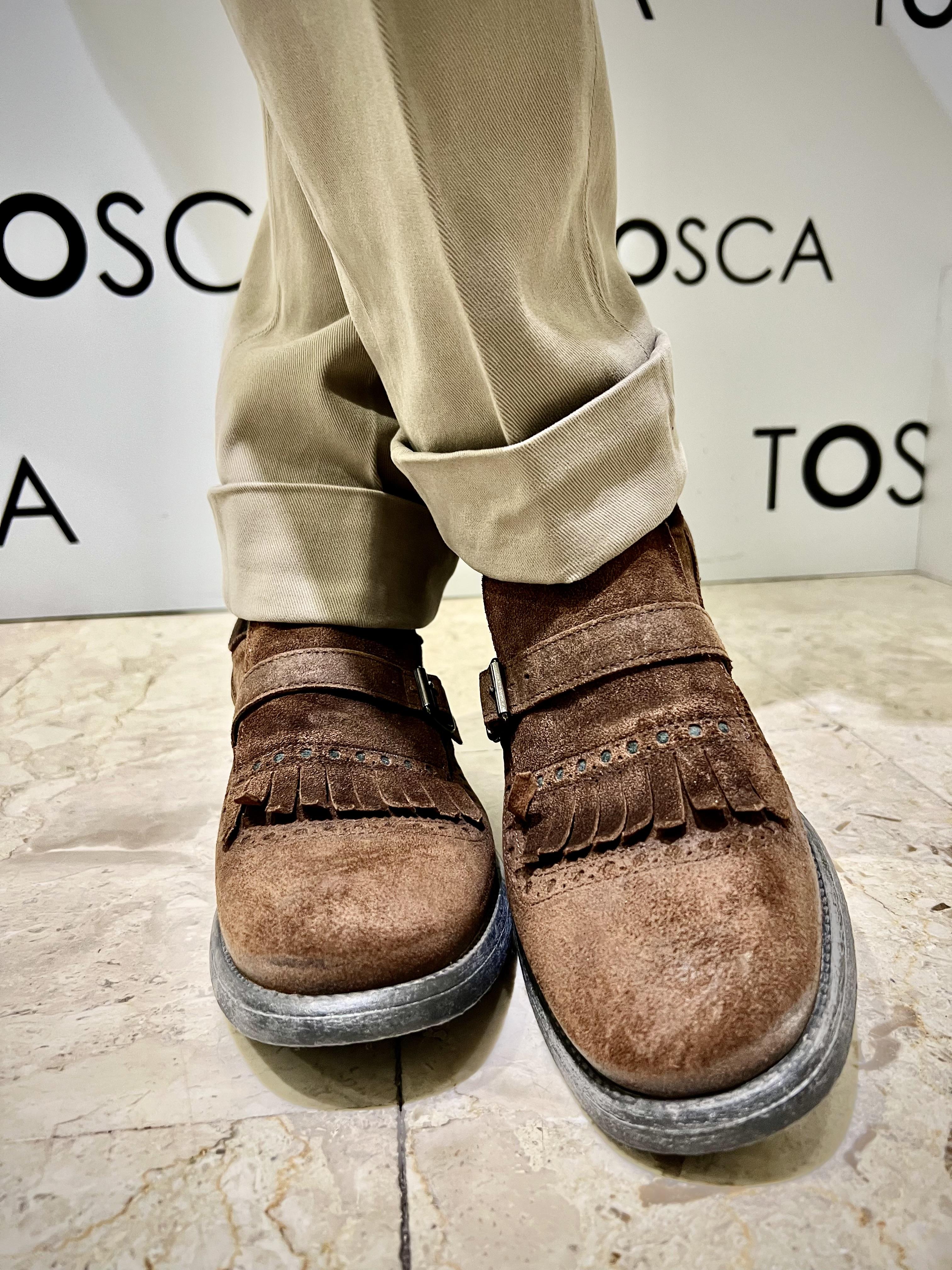 Scarpe Con Fibbia Moma 57305F-SA PANTOFOLA UOMO SATURNIA T.MOROMARRONE MOMA