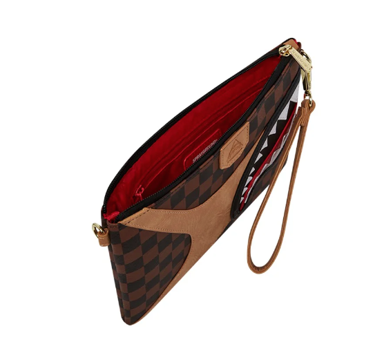pochette sprayground hennyville crossover clutch 910B7994NSZMARRONE SPRAYGROUND