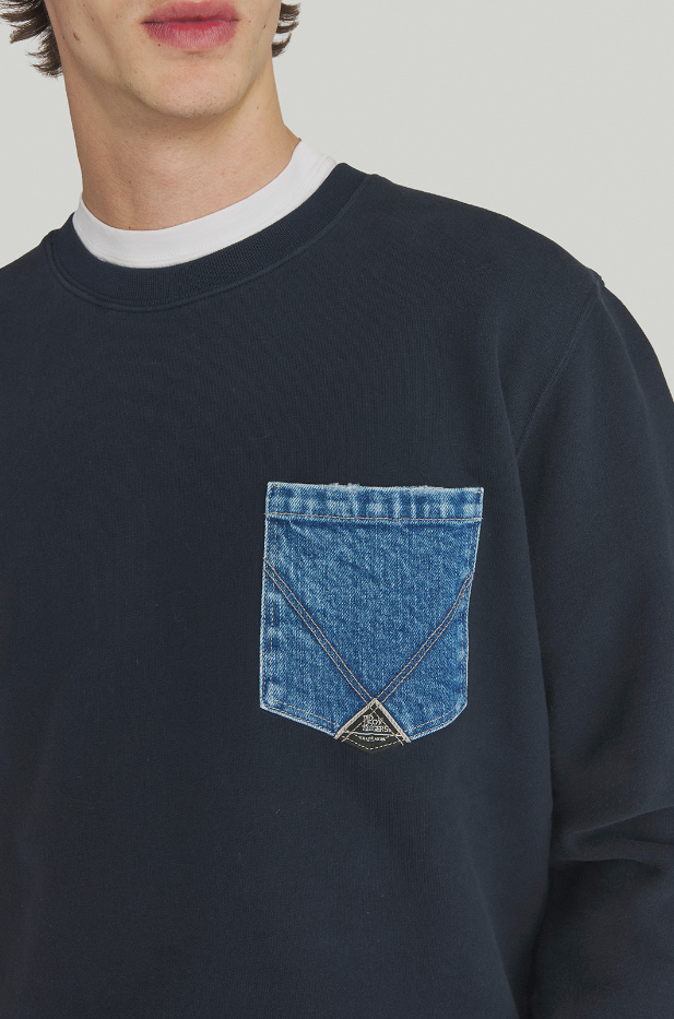 felpa girocollo pocket CREW NECK POCKET MANBLU ROY ROGERS