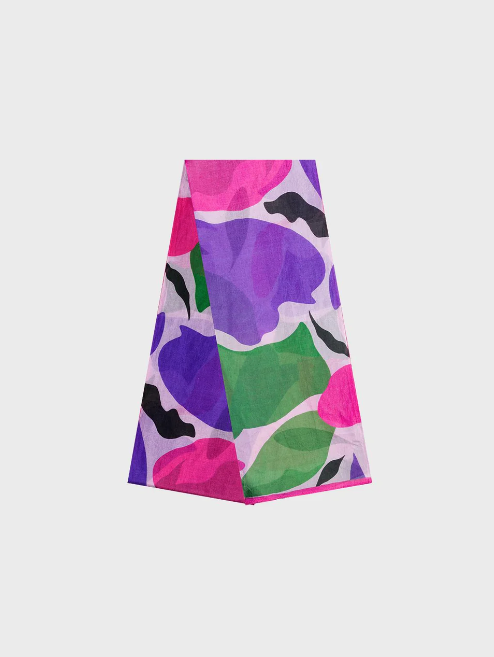 foulard stampato in seta quadrato var4 A3XBFFIROZAVAR4 FERRONE