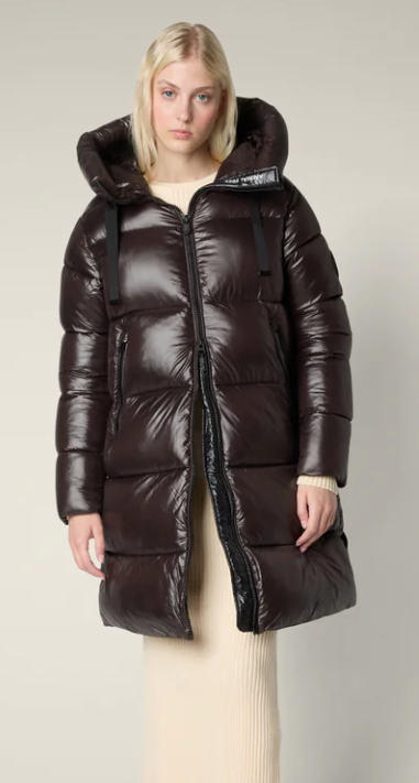 piumino lungo donna animal free isabel D45510WLOVE21 4009 SAVE THE DUCK