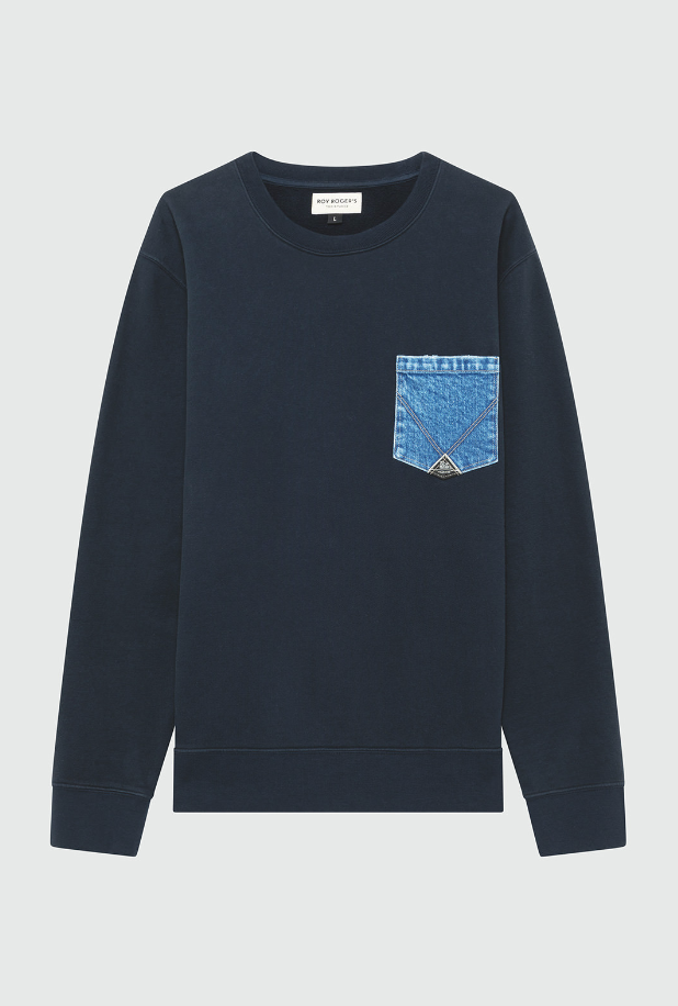 felpa girocollo pocket CREW NECK POCKET MANBLU ROY ROGERS