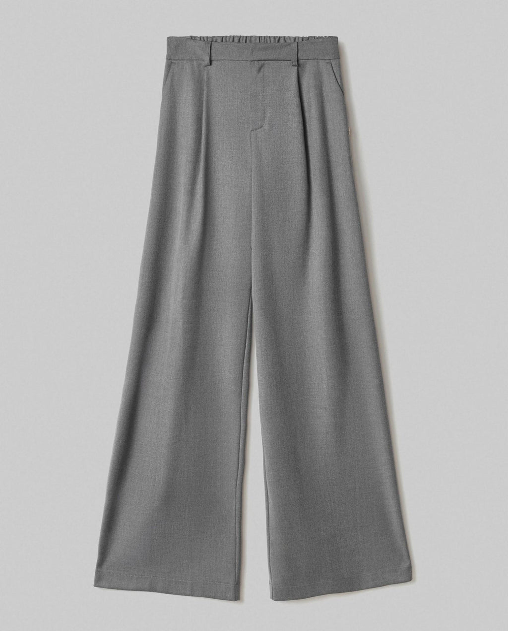 pantalone over in twill con pences e elastico sul dietro hinnominate 