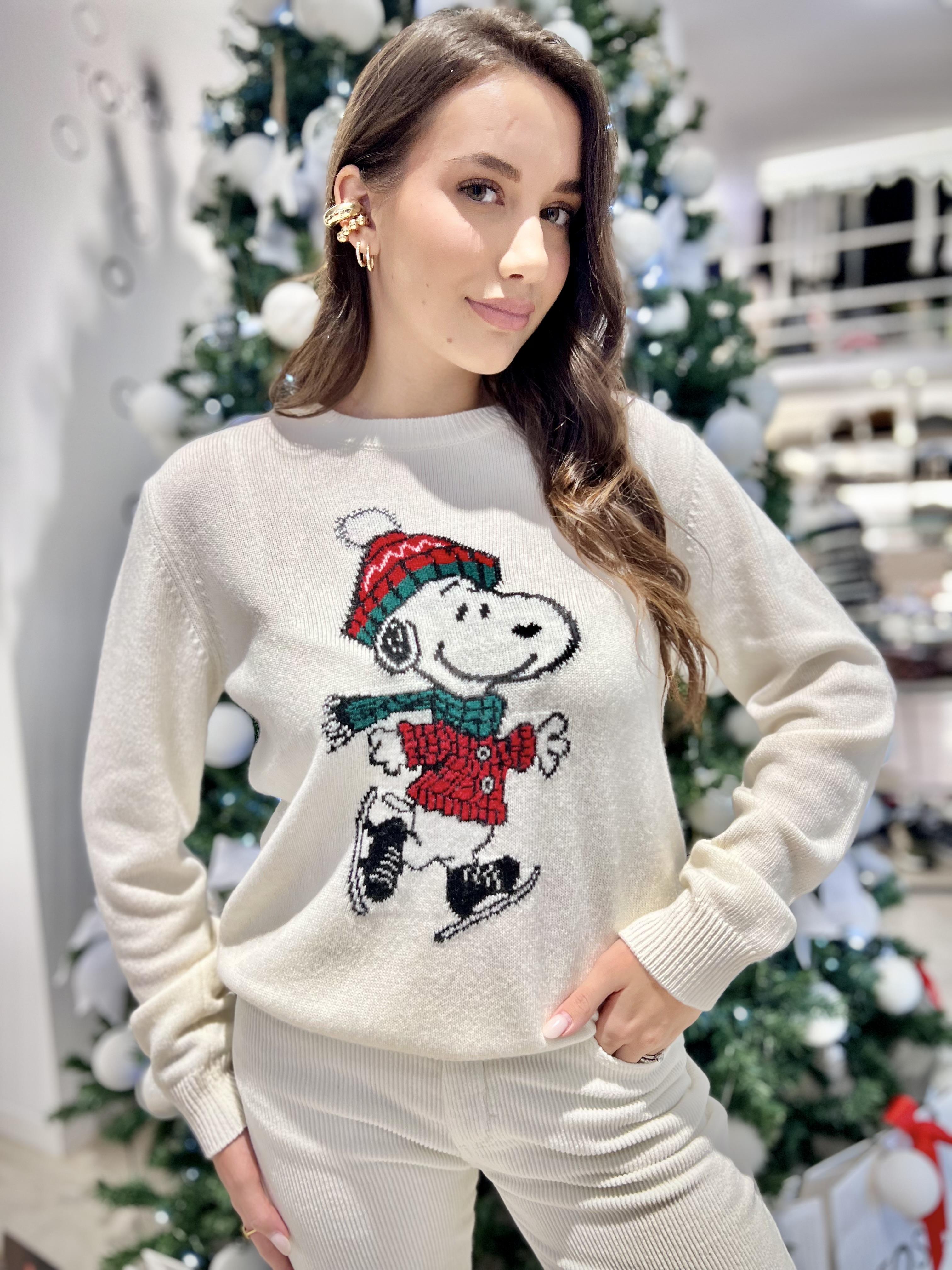 maglia con ricamo F38P1500-2250454OFF WHITE SOUVENIR