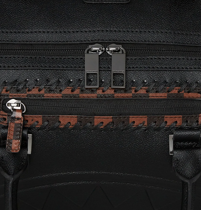 borsone sprayground dose of check deux duffle 910D8015NSZNERO SPRAYGROUND