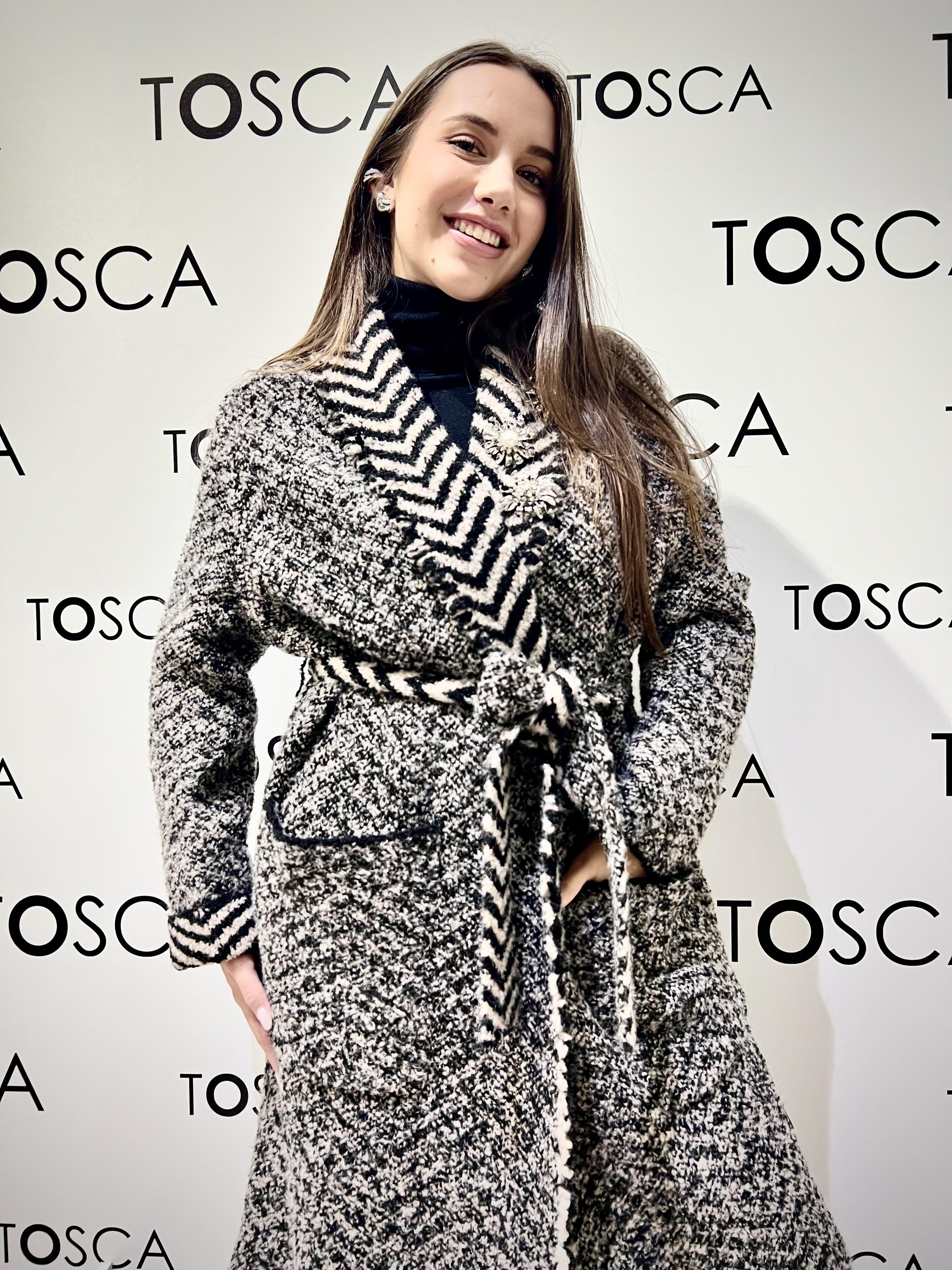 cappotto in maglia con cintura 55001FFANTASIA UNICA VICOLO