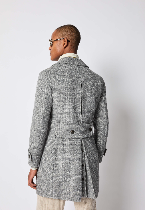 cappotto doppiopetto con martingala 7453557121 LBM 1911