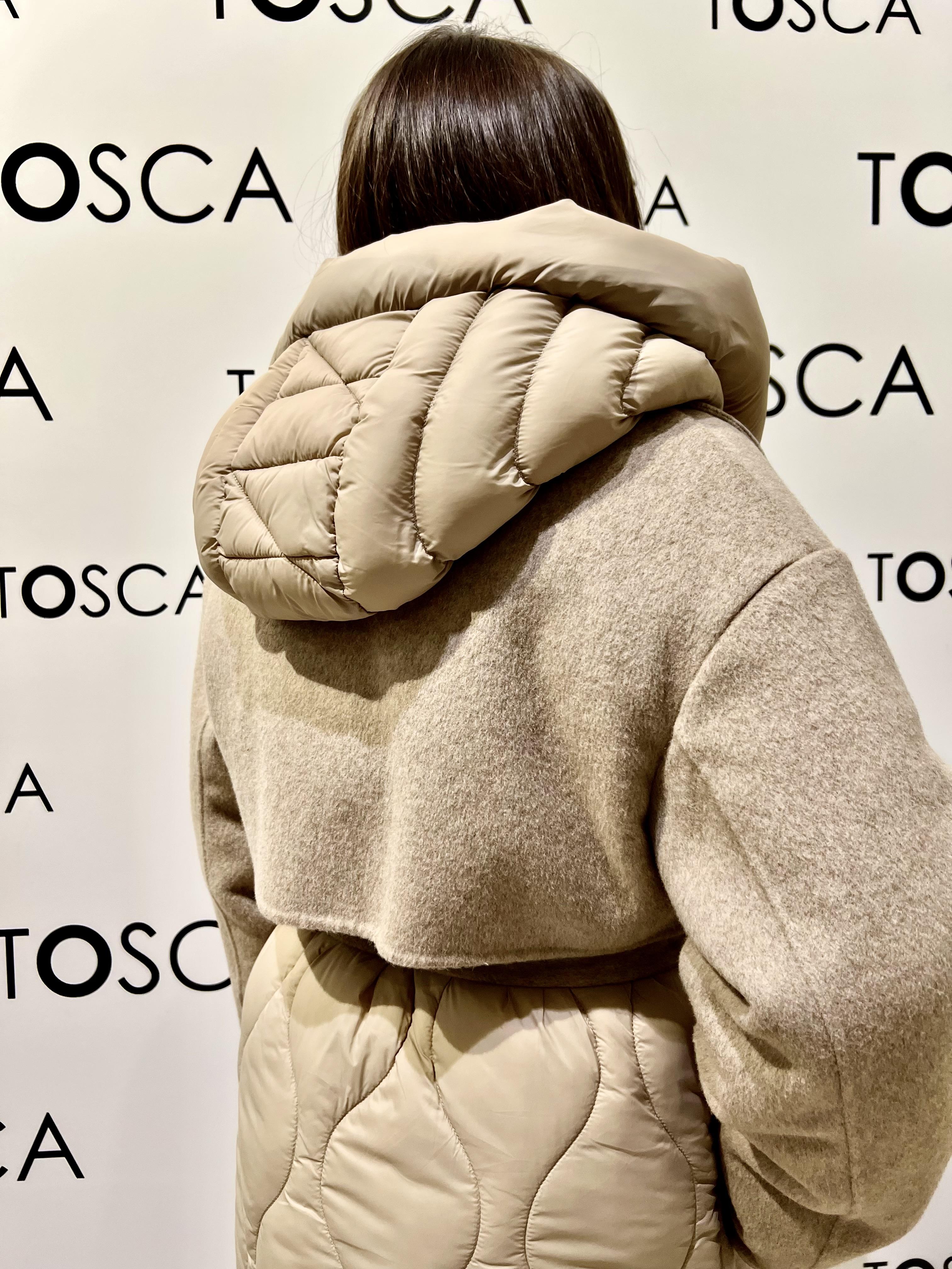 cappotto imbottito in ovatta TF0028BEIGE VICOLO