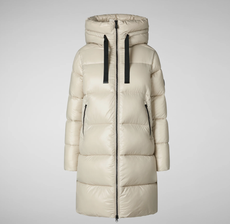 piumino lungo donna animal free isabel D45510WLOVE21 40019 SAVE THE DUCK