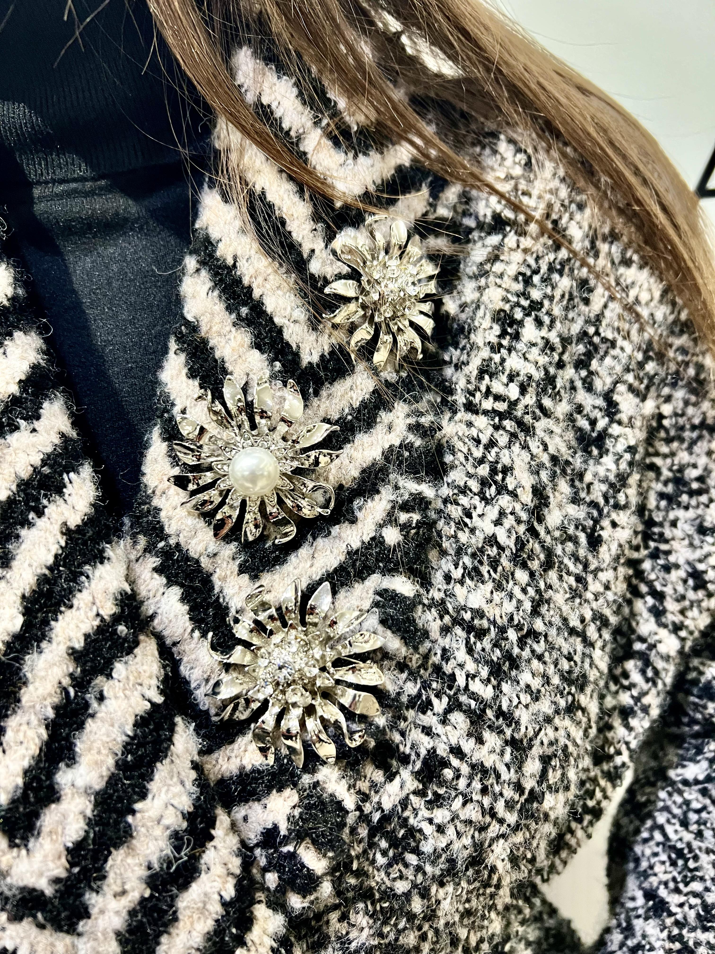 cappotto in maglia con cintura 55001FFANTASIA UNICA VICOLO