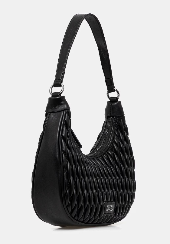 borsa effetto trapuntato con manico silvian heach RCA25034BONERO SILVIAN HEACH