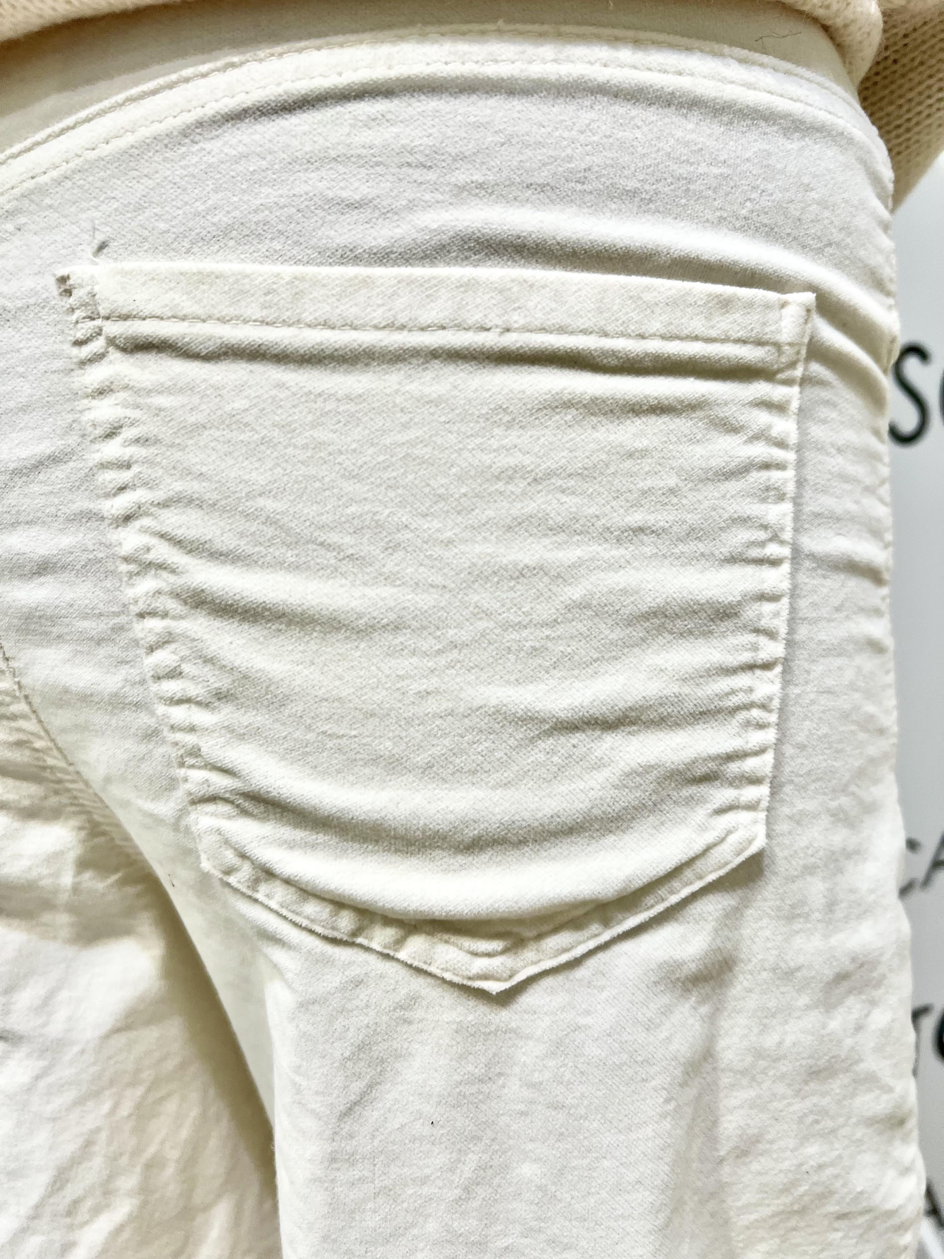 pantaloni in velluto liscio haveone PFW-P270AVORIO HAVEONE