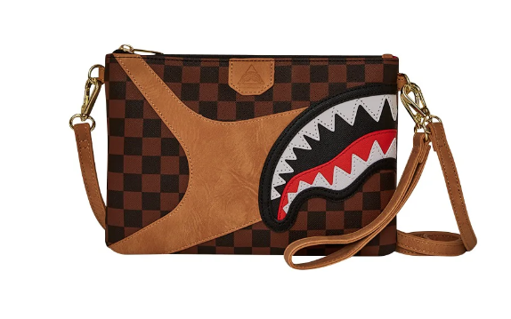 pochette sprayground hennyville crossover clutch 910B7994NSZMARRONE SPRAYGROUND