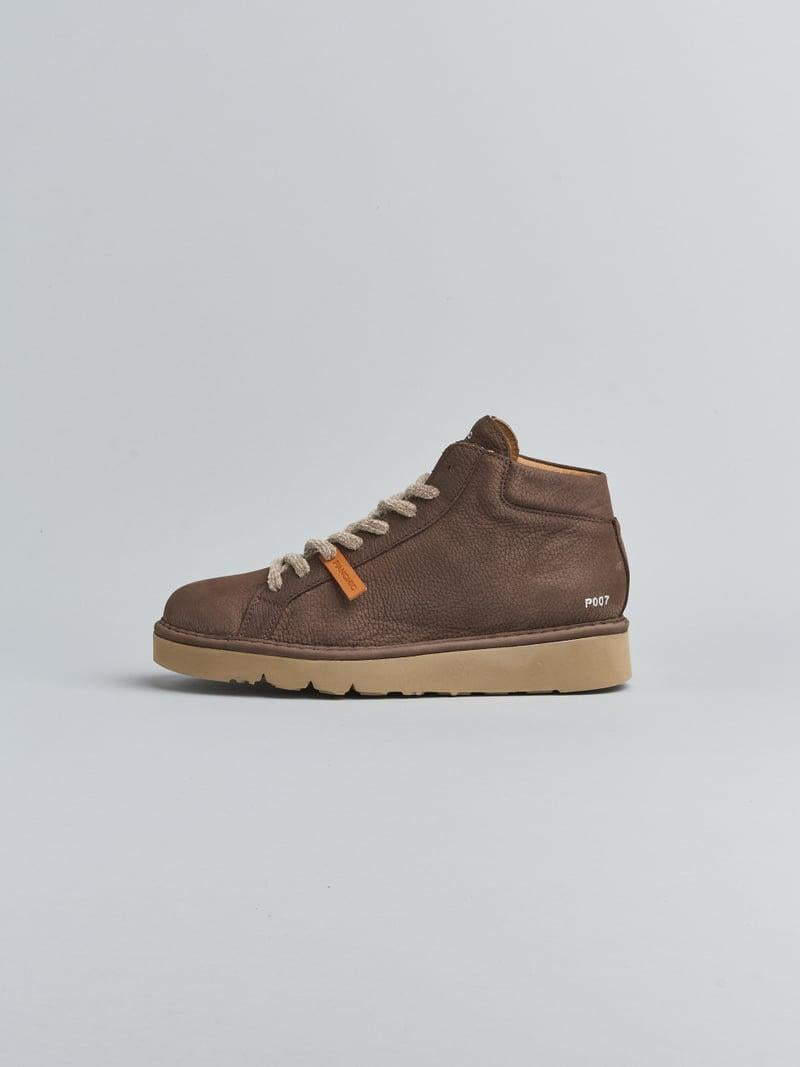 polacchino p007 uomo in nabuk caffe' P007 ANKLE BOOT NUBUCKNABUCKCOFFE PANCHIC