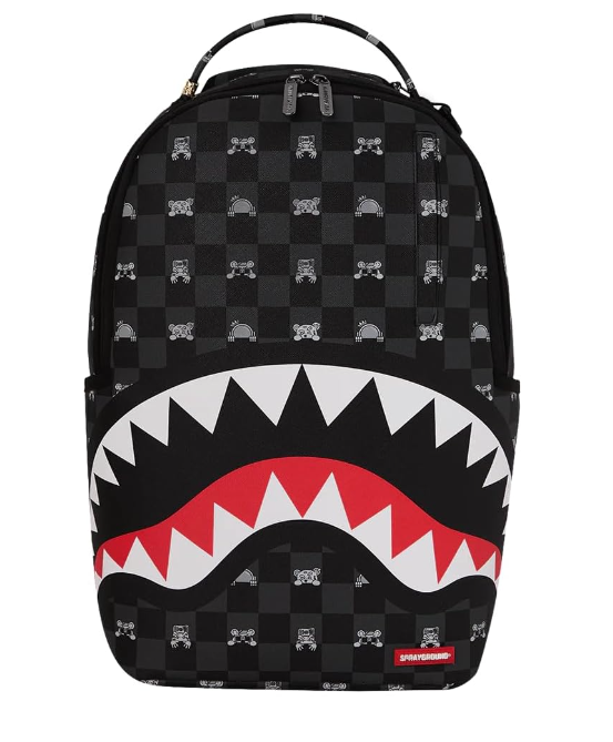 zainetto gray peeking character check dlxsv backpack.sprayground 