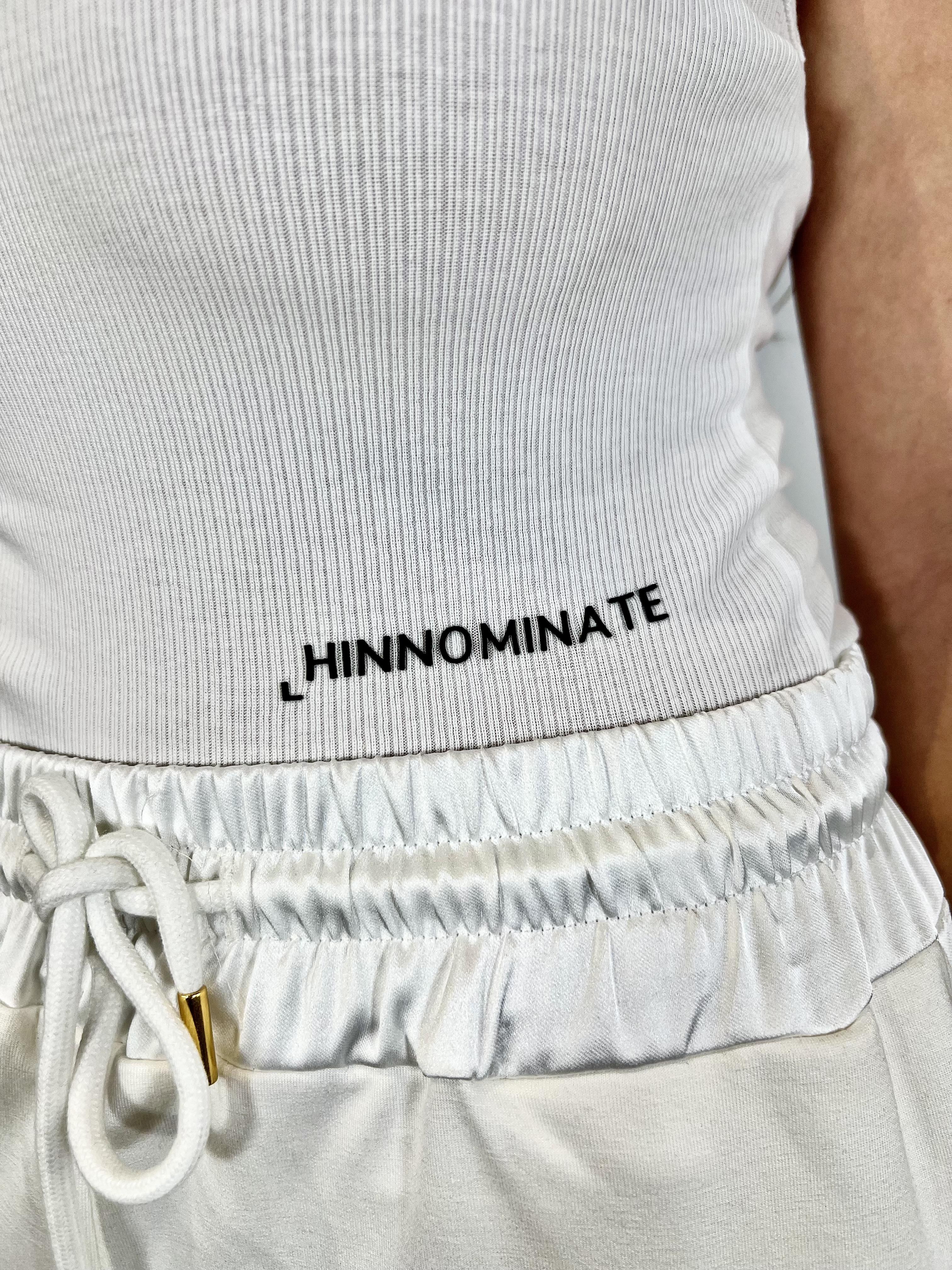 canotta in costina con scollo rotondo  hinnominate HMABW02512BIANCO HINNOMINATE