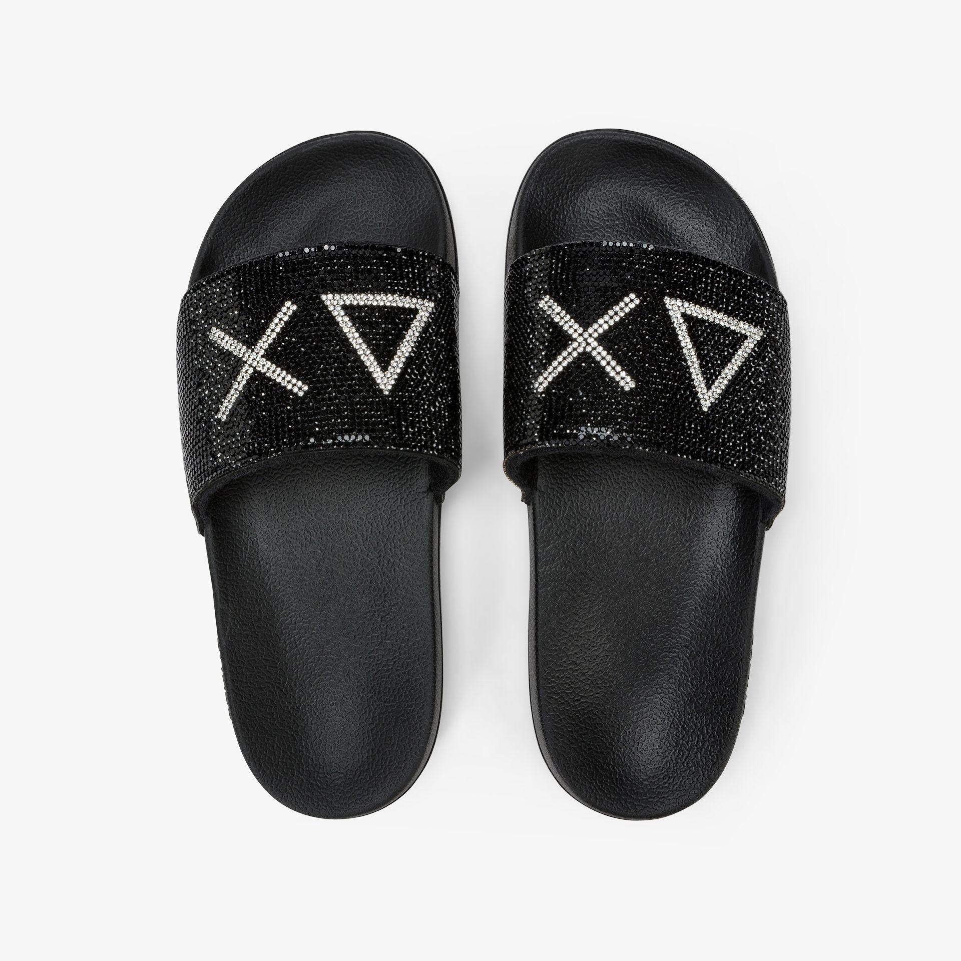 slippers strass logo X36211NERO SUN68
