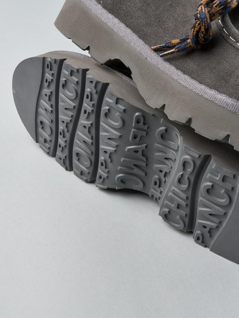 scarpa allacciata p009 uomo in camoscio foderato in microfibra antracite P09 LACE-UP SHOESUEDE MICROFIBRE LININGANTHRACITE PANCHIC