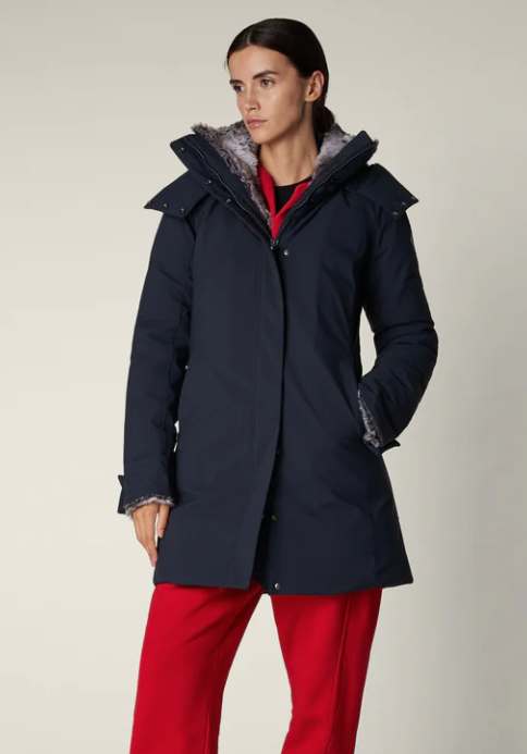 parka donna animal free mod. samantah blu nero P42800WBLU SAVE THE DUCK