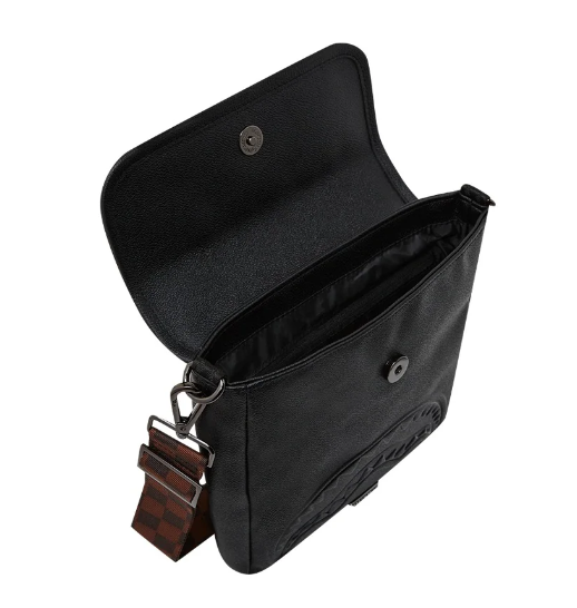 tracolla sprayground dose of check deux messenger sling 910B8017NERO SPRAYGROUND