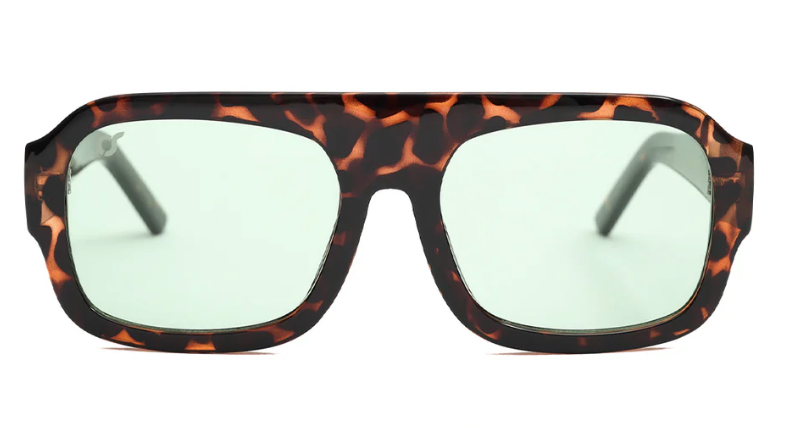 occhiali roma tartarugato verde os sunglasses 